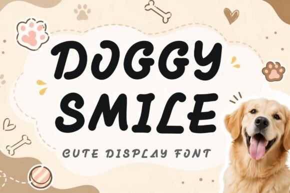 Doggy Smile: A Playful Font for Creative Projects