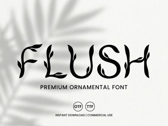 Flush: The All-Caps Display Font for Bold Design