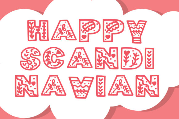 Happy Scandinavian Font: A Jolly Design Asset