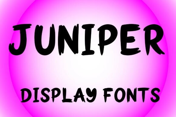 Juniper: Bold Display Font for Modern Design