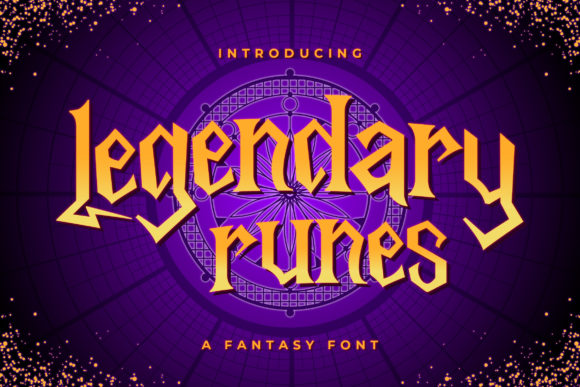 Legendary Runes: A Fantasy Font for Creative Design