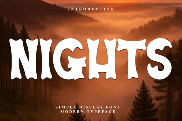 Nights: A Mystical Display Font for Bold Branding