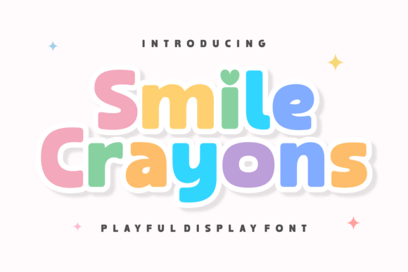 Smile Crayons: A Playful Font for Modern Design
